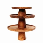 Kép 3/3 - The Teak Root Cake Dish - M