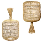 Kép 7/7 - The Dumpling Floor Lamp - Pendant - Natural - L