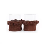 Kép 2/4 - The Oh My Gee Candle Holder - Burgundy Velvet - L
