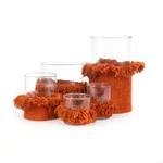 Kép 4/4 - The Oh My Gee Candle Holder - Rust Velvet - M