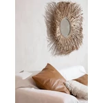 Kép 5/7 - The Four Panel Leather Cushion Cover - Camel - 60x60
