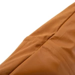 Kép 3/7 - The Four Panel Leather Cushion Cover - Camel - 60x60