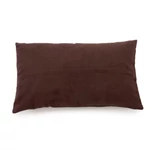 Kép 2/3 - The Six Panel Leather Cushion Cover - Choco - 30x50