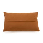 Kép 2/5 - The Six Panel Leather Cushion Cover - Camel - 30x50