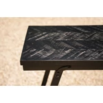 Kép 8/8 - The Herringbone High Table - Black - 140cm