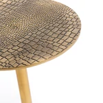 Kép 3/5 - The Croco Side Table - Brass