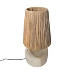 Kép 3/4 - The Grass Teak Wood Table Lamp - Natural