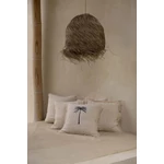 Kép 3/8 - The Gili Palm Cushion Cover - Natural Black