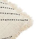 Kép 8/8 - The Tribal Cushion Cover - Natural Black