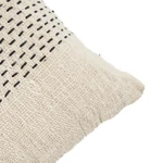 Kép 8/8 - The Misty Cushion Cover - Natural Black