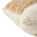 Kép 7/9 - The Raffia Stamp Cushion Cover - Natural