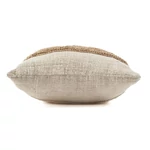 Kép 8/9 - The Raffia Stamp Cushion Cover - Natural