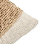 Kép 9/9 - The Raffia Stamp Cushion Cover - Natural