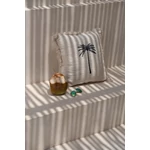 Kép 4/8 - The Gili Palm Cushion Cover - Natural Black