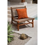 Kép 2/9 - The Zillion Kiss Cushion Cover - Terracotta White