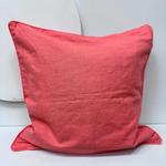 Kép 1/2 - NATURALii díszpárna pink len 50 50