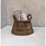 Kép 2/2 - Banánlevélből fonott tripla kosár