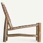 Kép 3/5 - Kézműves rattan lounge szék
