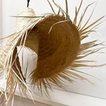 Kép 2/3 - NATURALii BOHO Doum Hat lámpabúra