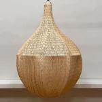 Kép 1/4 - raffia-lampabura-korteforma-marokkoi