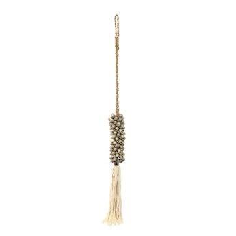 The Shell & Cotton Tassel - Grey