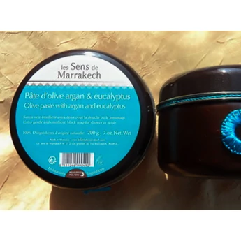 Fekete szappan-olívabogyó paszta, argan&amp; eukaliptusz