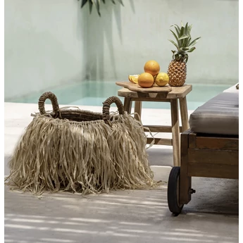 banánlevél-raffia-kosár