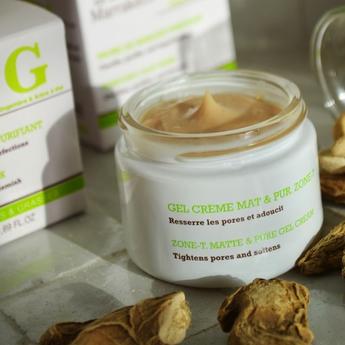 Gyömbéres mattító gélkrém T-zónára