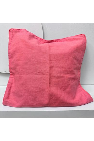NATURALii díszpárna kopott pink len 50 50