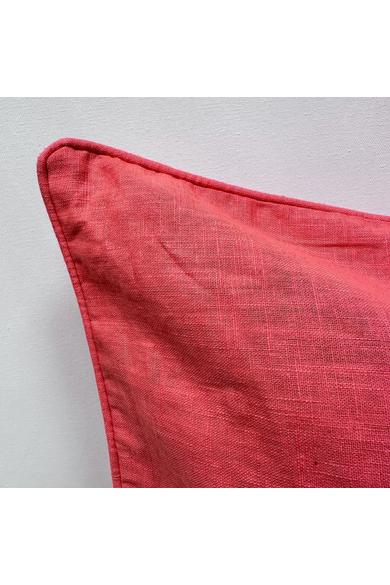 NATURALii díszpárna pink len téglalap
