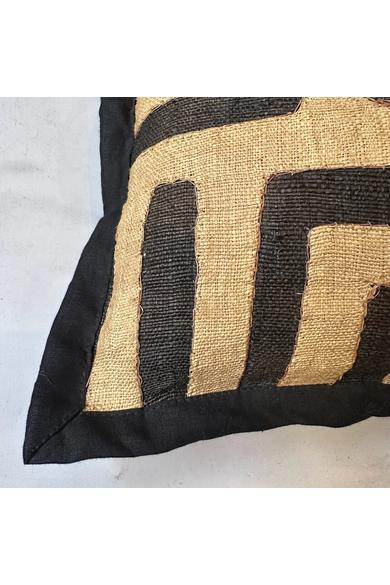 NATURALii raffiatextil kubacloths díszpárna 30x55cm