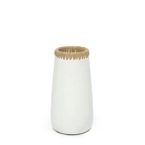 The Sneaky Vase - White Natural - M