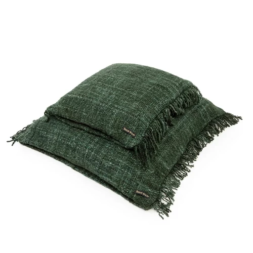 The Oh My Gee Cushion Cover - Forest Green - 40x40
