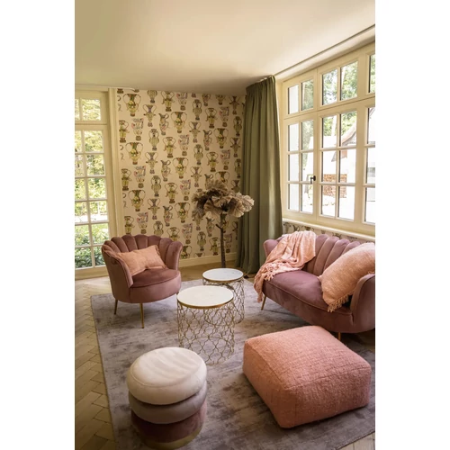 The Oh My Gee Pouffe - Salmon Pink