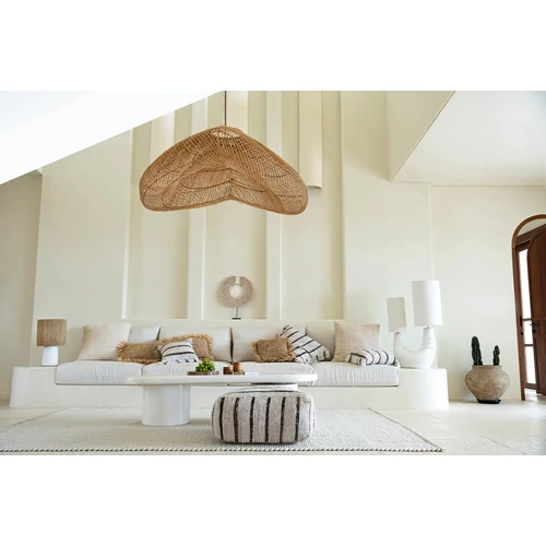 The Oh My Gee Pouffe - Bohemian White