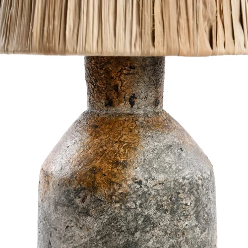 The Ithaka Table Lamp - Antique Grey Natural