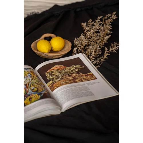 The Linen Tablecloth - Black - 150x200