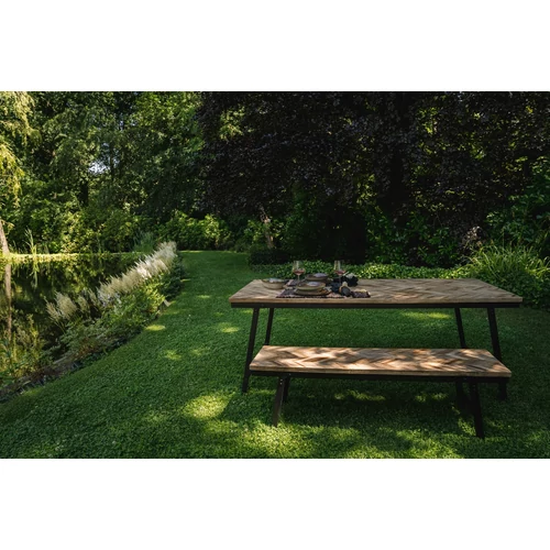 The Herringbone Market Table - Natural - 200cm