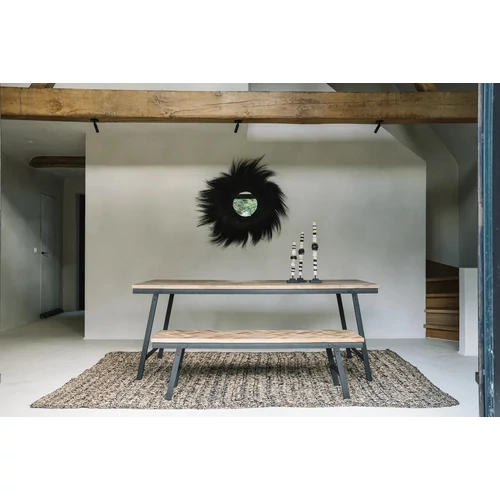 The Herringbone Market Table - Natural - 200cm