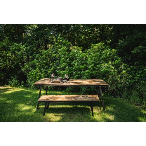The Herringbone Bench - Natural - 150