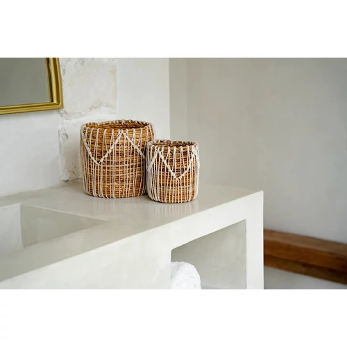 The Macra-mazing Basket - Natural White - L