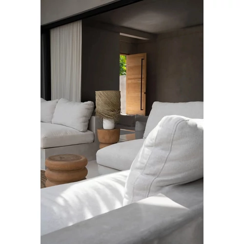 The Pandan Table Lamp - White Natural