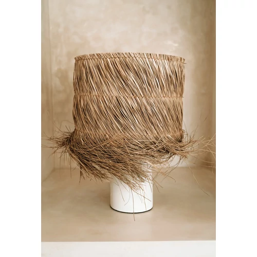 The Pandan Table Lamp - White Natural