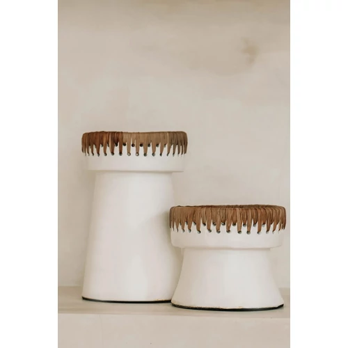 The Pretty Candle Holder - White Natural - S
