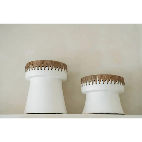 The Pretty Candle Holder - White Natural - M