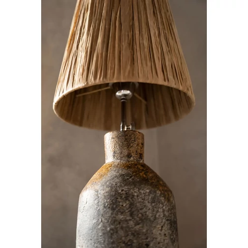The Ithaka Table Lamp - Antique Grey Natural