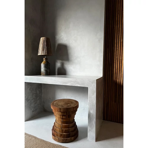 The Ithaka Table Lamp - Antique Grey Natural