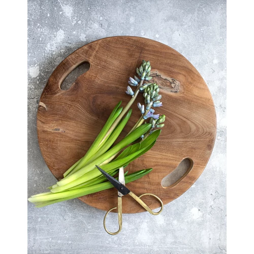 The Teak Root Tray - Natural - L