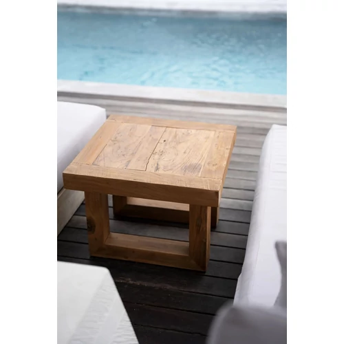 The Reclaimed Teak Side Table - Natural