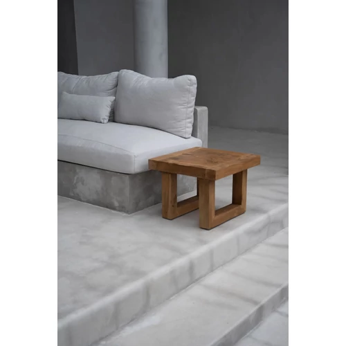 The Reclaimed Teak Side Table - Natural